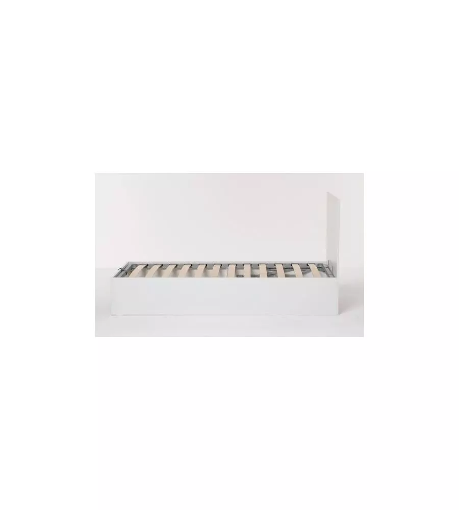 LETTO SINGOLO CONTENITORE "HI BOX" BIANCO 90X190 CM